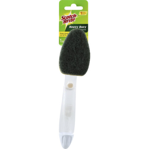 No. 1 selling dishwand brand. Keeps hands out of the mess! ScotchBrite.com. Questions? 1-800-846-8887. Made in Mexico for 3M.