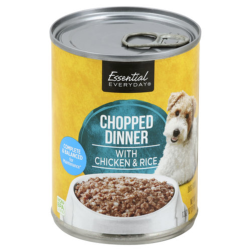 Essential Everyday Dog Food, Chopped Diner, with Chicken & Rice