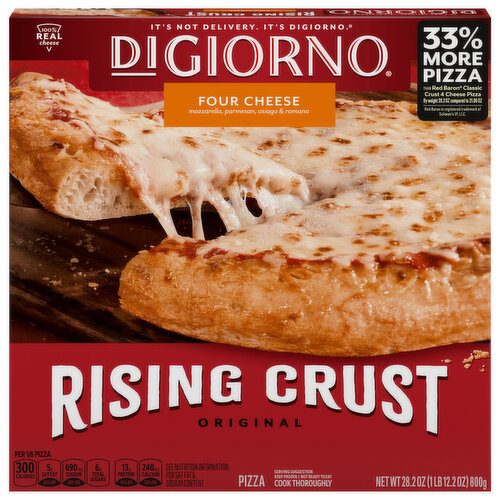 DiGiorno Pizza, Rising Crust, Four Cheese, Original