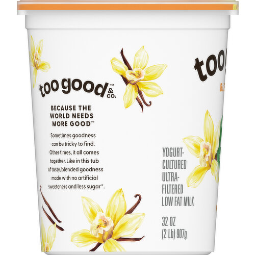 Too Good & Co. Yogurt, Blended, Vanilla