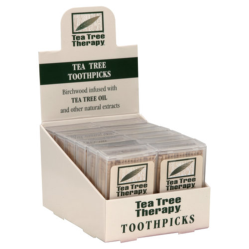 Tea Tree Therapy Toothpicks, Tea Tree