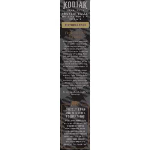 Kodiak Cakes Protein Balls Birthday Cake No-Bake Protein Bite Mix