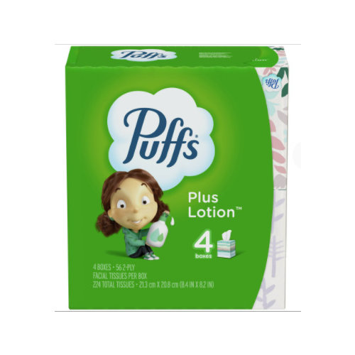 Puffs Plus Lotion Facial Tissue 