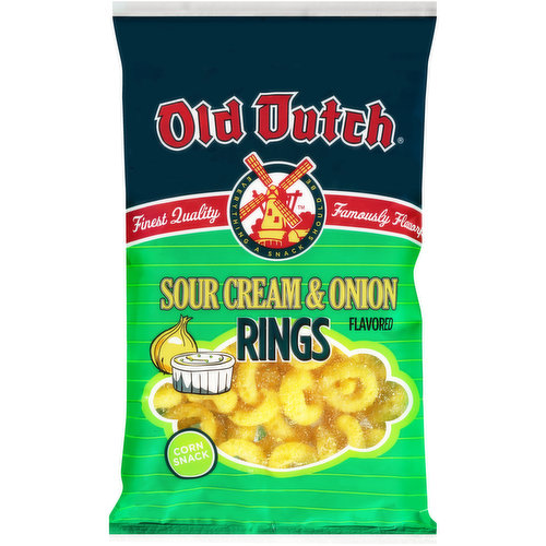 Old Dutch Sour Cream & Onion Rings Corn Snack