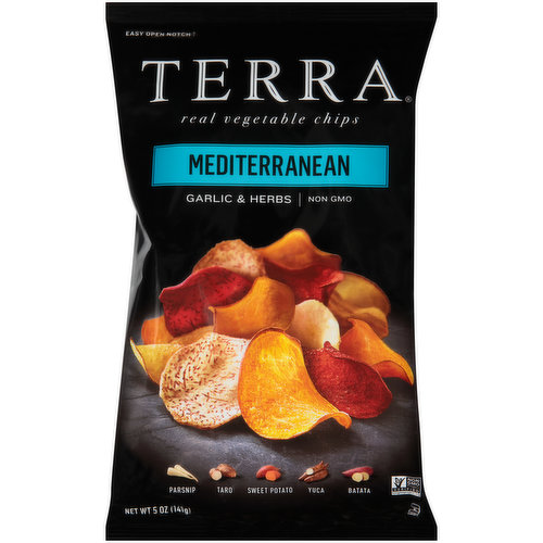 Terra Mediterranean Garlic & Herbs Real Vegetable Chips