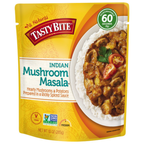 Tasty Bite Mushroom Masala, Indian, Medium