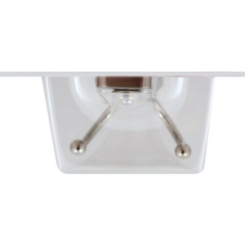 Command Double Hook, Decorative, Brushed Nickel, Large