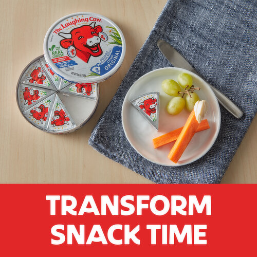 The Laughing Cow Creamy Original Spreadable Cheese Wedges