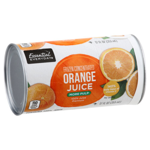 Essential Everyday Juice, Orange, More Pulp, Frozen Concentrated