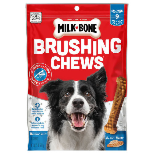 Milk-Bone Brushing Chews Dog Treats, Chicken Flavor