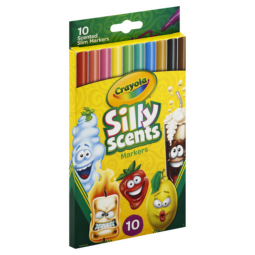 Crayola Silly Scents Markers, Scented Slim
