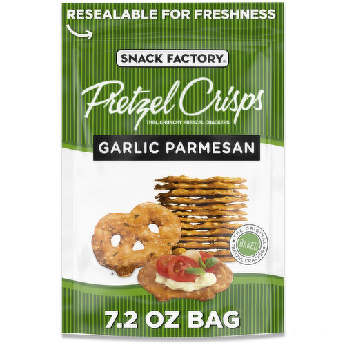 Snack Factory® Garlic Parmesan Pretzel Crisps