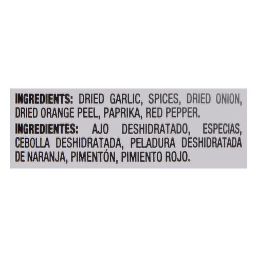 LAWRY'S, SALT-FREE 17 SEASONING Allergy and Ingredient Information