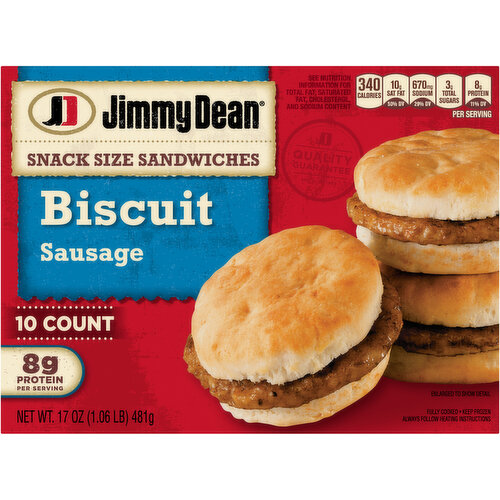 Sausage Biscuit Snack Size Sandwiches