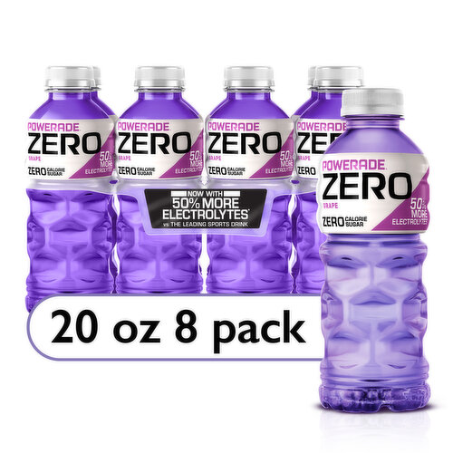 Powerade Zero Sports Drink, Grape, 20 fl oz