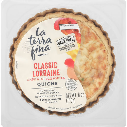 La Terra Fina Quiche, Classic Lorraine