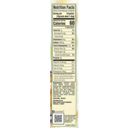 Oven Fry Seasoned Coating Mix, for Pork, Extra Crispy