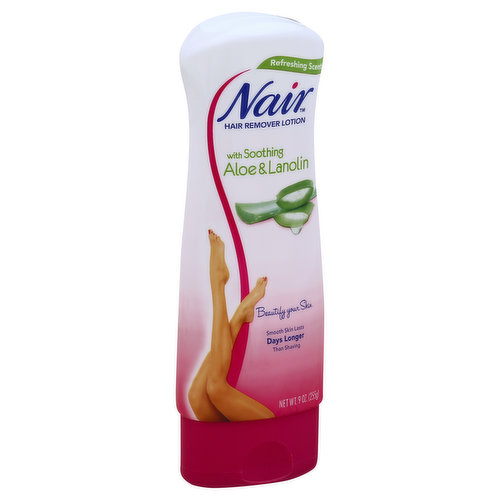 Nair Hair Remover Lotion, with Soothing Aloe & Lanolin