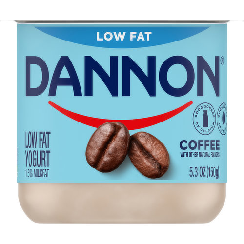 Dannon Coffee Lowfat Yogurt, 5.3 oz