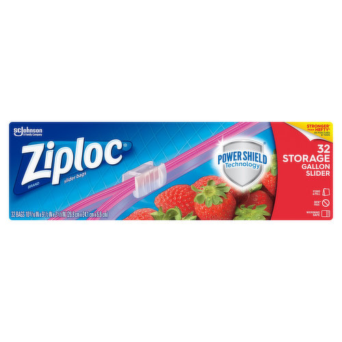 Ziploc Slider Bags, Storage, Gallon