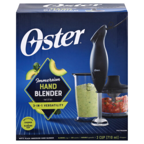 Oster 2-Speed Immersion Hand Blender - Matte Black 