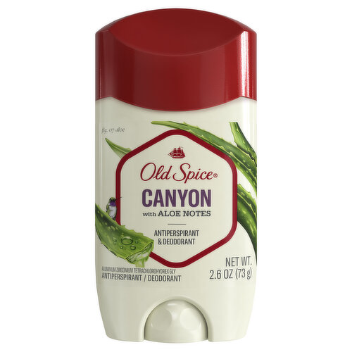 Old Spice Fresh Collection Old Spice Men's Antiperspirant & Deodorant Canyon with Aloe, 2.26oz