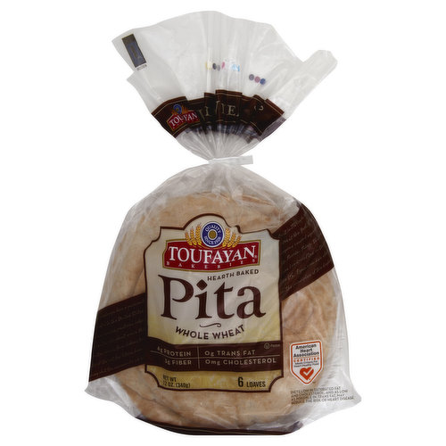 Toufayan Pita, Whole Wheat