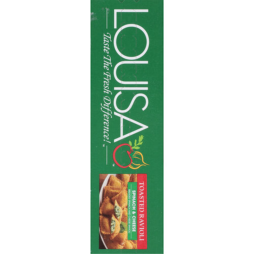 Louisa Ravioli, Toasted, Spinach & Cheese