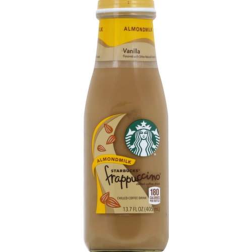 Starbucks Frappuccino Coffee Drink, Chilled, Almondmilk, Vanilla Flavored