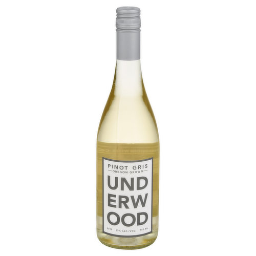 Underwood Pinot Gris: Oregon is a place where opposites come together. It is a place when community is built on the strengths of individuals, where wild open spaces coexist with industrial cities, and farmlands are full of inspiring artists. It is a place united by the belief that what goes into the glass is more important than the type of glass it is being poured into. Union brings this spirit and character of Oregon to wines you can put on your table every day. Underwood draws from the diverse palette of Oregon grapes to create notable everyday wines. 2019 Notes: Fresh honeydew melon, pear, lemon zest.  unionwinecompany.com. 13% alc./vol. 26 Oregon grown. Made in Oregon. Sustainably produced and bottled by Union Wine Company Tualatin, OR.
