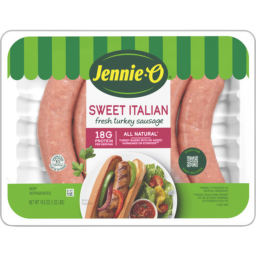 Jennie-O Fresh Turkey Sausage, Sweet Italian