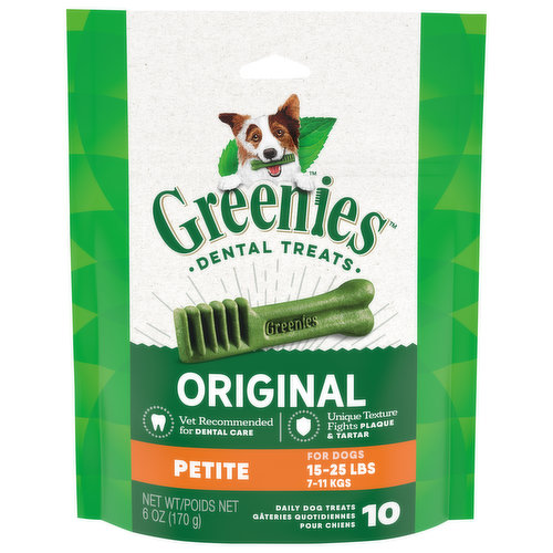 Greenies Dental Treats, Original, Petite