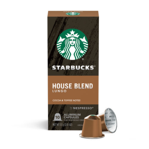 Starbucks by Nespresso Nespresso Original Line Capsules, House Blend