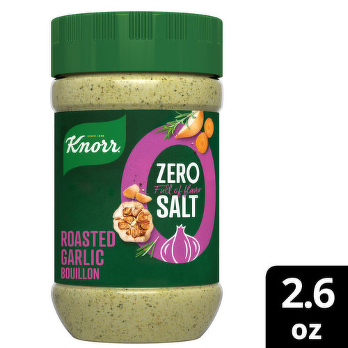 Knorr Zero Salt Roasted Garlic Bouillon