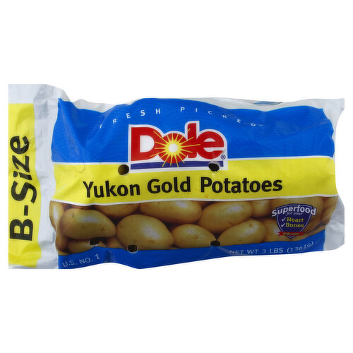 Dole Potatoes, Yukon Gold, B-Size