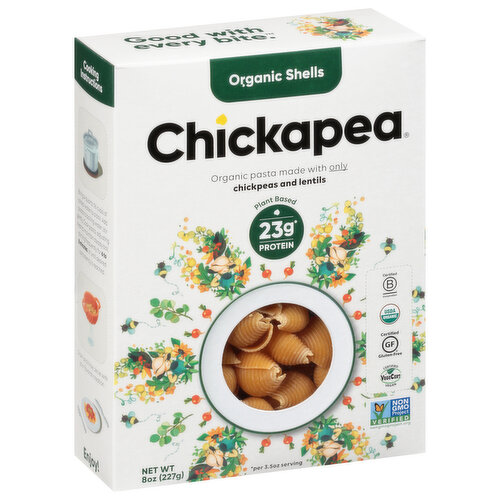 Chickapea Shells, Organic