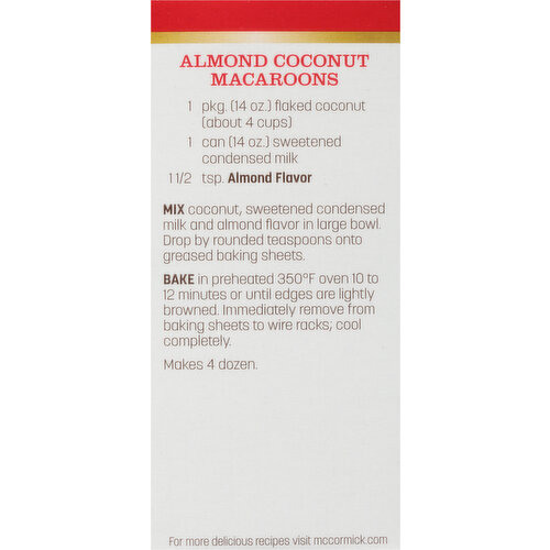 McCormick Imitation Almond Flavor