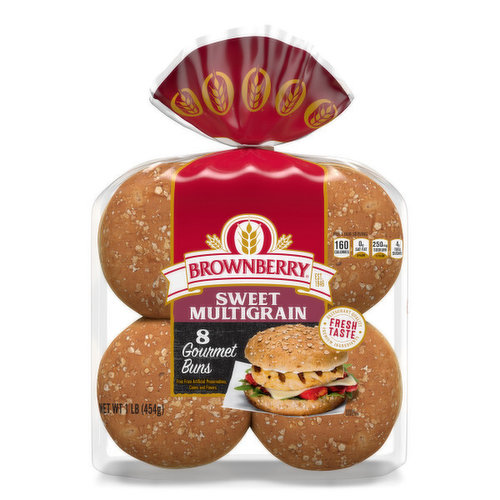 Est. 1940. Fresh Taste. Restaurant quality. Premium ingredients. Our buns will make any burger or sandwich creation feel like a gourmet restaurant experience! They are made with simple ingredients - free from artificial preservatives, colors or flavors and with no high fructose corn syrup. Enjoy! No Added Nonsense: Simple ingredients. Terracycle: Join our recycling program at www.terracycle.com/bimbobakeries.