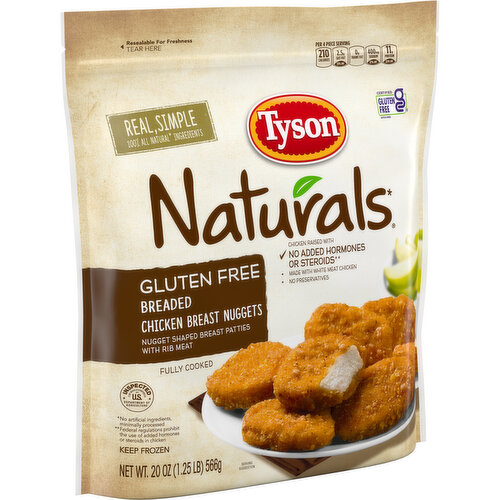 Tyson Frozen Gluten Free Chicken Breast Nuggets