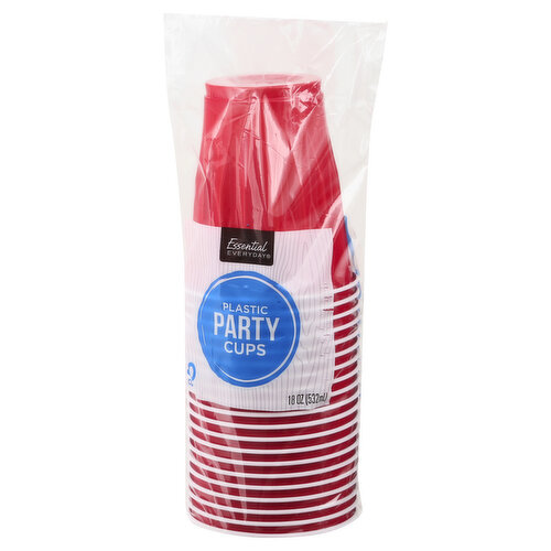 Essential Everyday 18 oz Plastic Party Cups Red (20 ct) Delivery - DoorDash