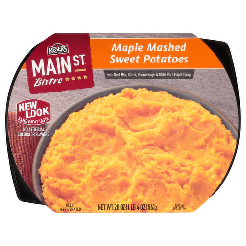 Main St Bistro Mashed Sweet Potatoes, Maple