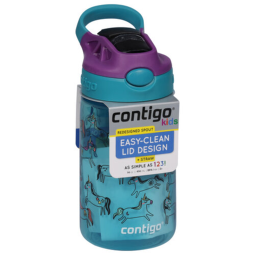 Contigo Kids Water Bottle with Redesigned AUTOSPOUT Straw