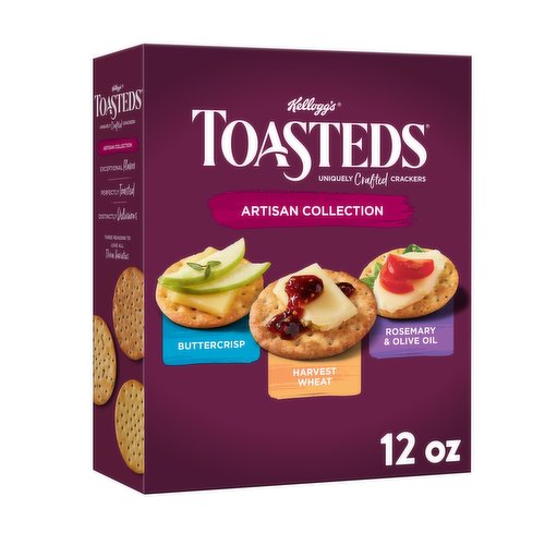 Toasteds Crackers, Variety Pack, Party Pack