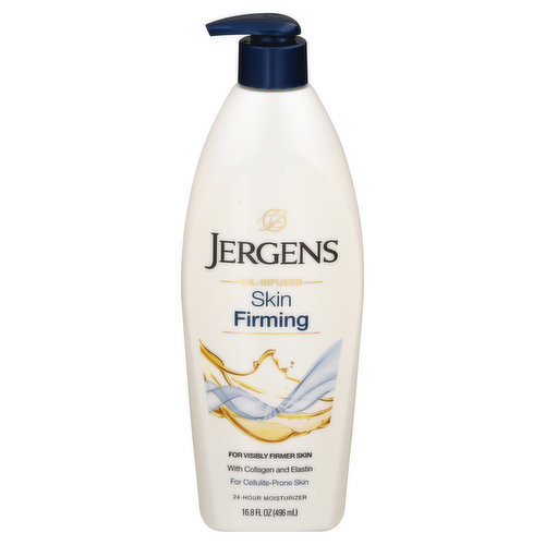 Jergens Moisturizer, 24-Hour, Skin Firming