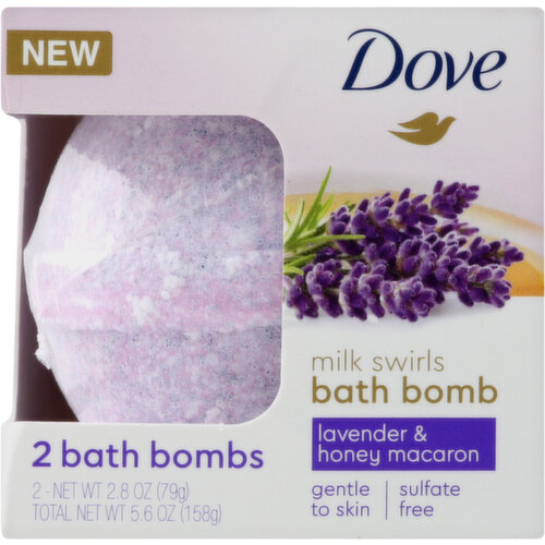 dove bath bombs lavender