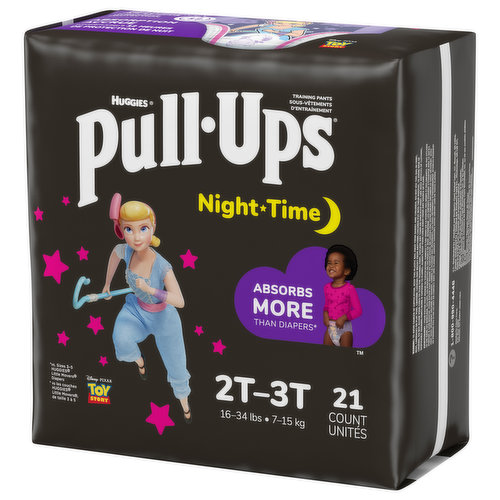 Pull-Ups Night-Time Potty Training Pants for Girls (Sizes: 2T-4T