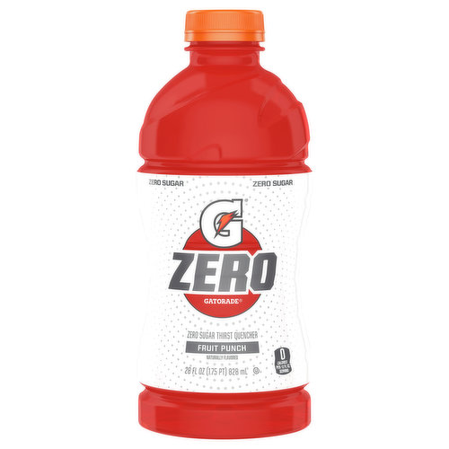 Gatorade Zero Thirst Quencher, Zero Sugar, Fruit Punch