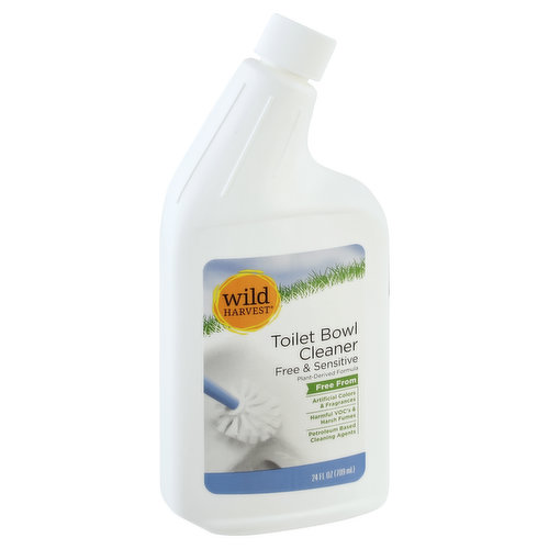 Wild Harvest Cleaner, Toilet Bowl, Free & Sensitive