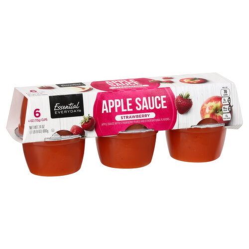 Essential Everyday Apple Sauce, Strawberry