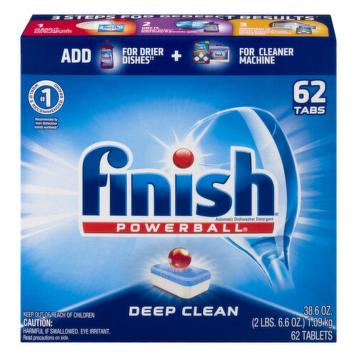 Automatic Dishwasher Detergent, Deep Clean, Tablets